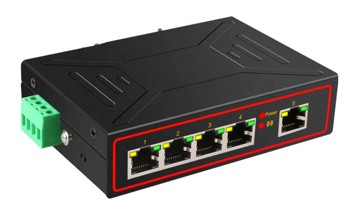 S01 - 5-Port Gigabit Ethernet Switch (Unmanaged, 5-58 VDC)