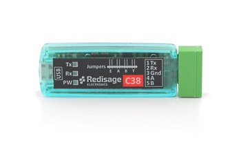 C38 - USB to RS232/RS485 Converter (Industrial FTDI Chipset)