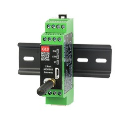 G13 - Wi-Fi & Ethernet Modbus TCP to 2x RS232/RS485 (RTU/ASCII) Gateway