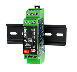 G03 - Bramka Modbus TCP na 2x RS232/RS485 (RTU/ASCII)