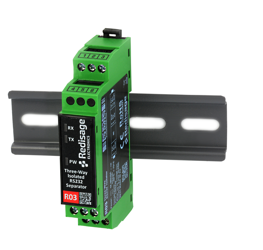 R03 - RS232 Separator / Repeater (3-Way 3kV Isolation)