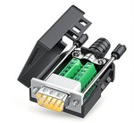 A02 Adapter DB9 męski ze śrubą do zacisku śrubowego 9 pin